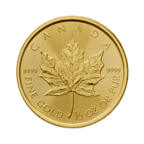 1/2 troy ounce gouden Maple Leaf munt