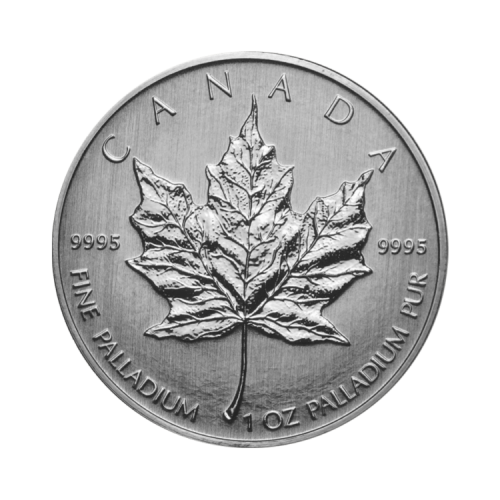 1 troy ounce palladium Maple Leaf munt