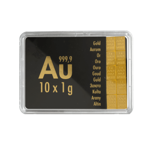 10x 1 gram gouden CombiBar