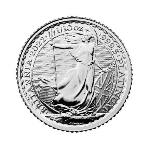 1/10 troy ounce platina Britannia munt