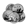 1 troy ounce zilveren Panda munt (1982-2015)