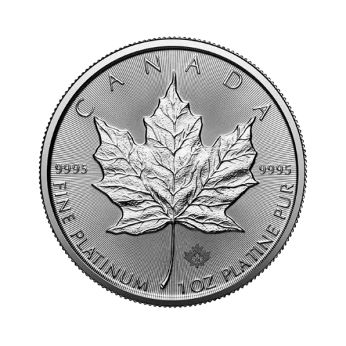 1 troy ounce platina Maple Leaf munt