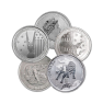 1/2 troy ounce zilveren munt diverse producenten