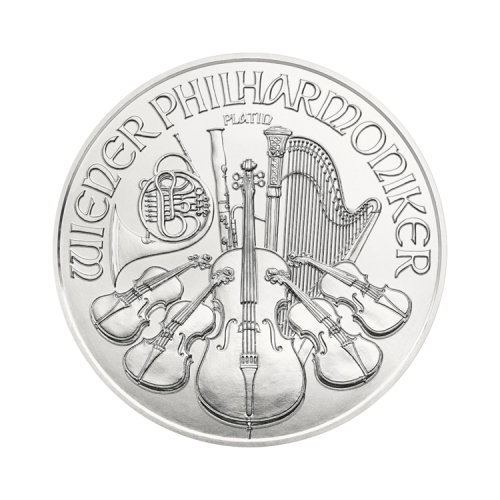 1 troy ounce platina Philharmoniker munt