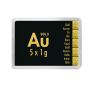 5x 1 gram gouden CombiBar