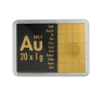 20x 1 gram gouden CombiBar - foto 2 - voorbeeld