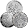2 troy ounce zilveren munt diverse producenten